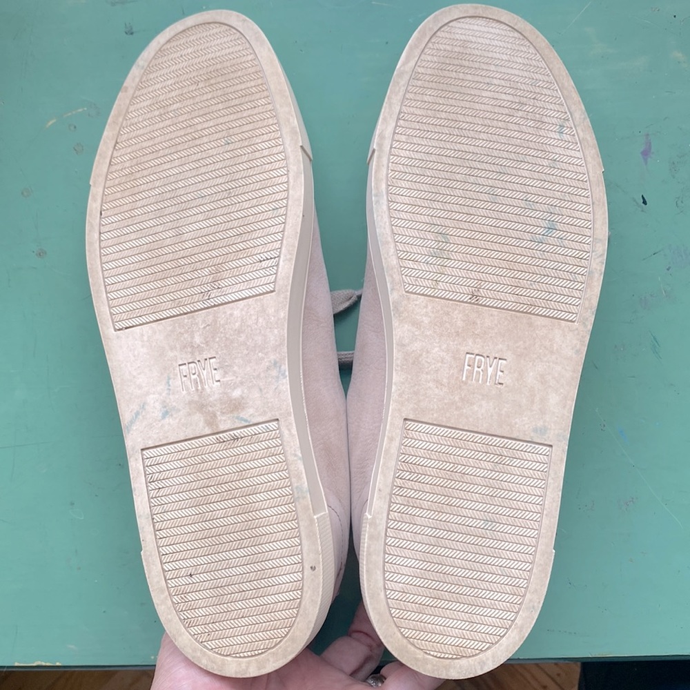 frye ivy leather sneakers